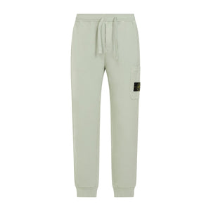 STONE ISLAND Green Cotton Pants for Men - SS24 Collection
