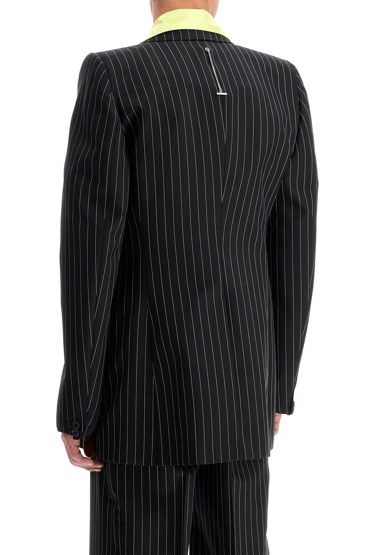 ALEXANDER MCQUEEN Voluminous Striped Jacket - Relaxed Fit