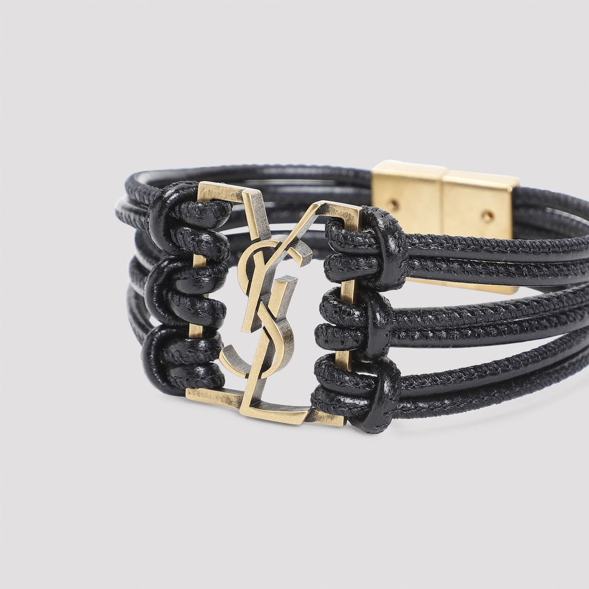 SAINT LAURENT Elegant Lambskin Bracelet for Women