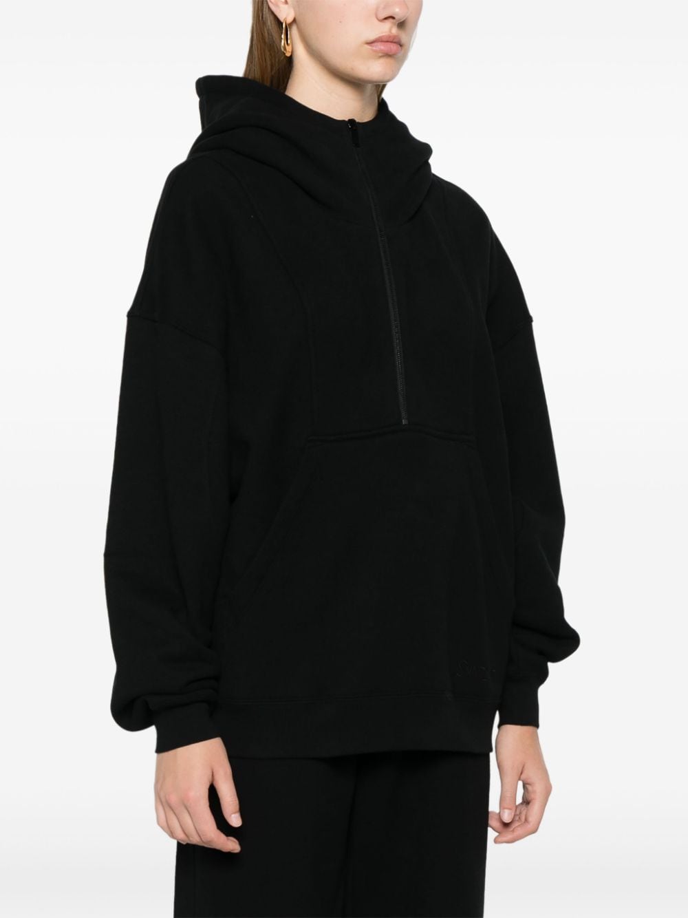 SAINT LAURENT Women's Classic Half-Zip Hoodie