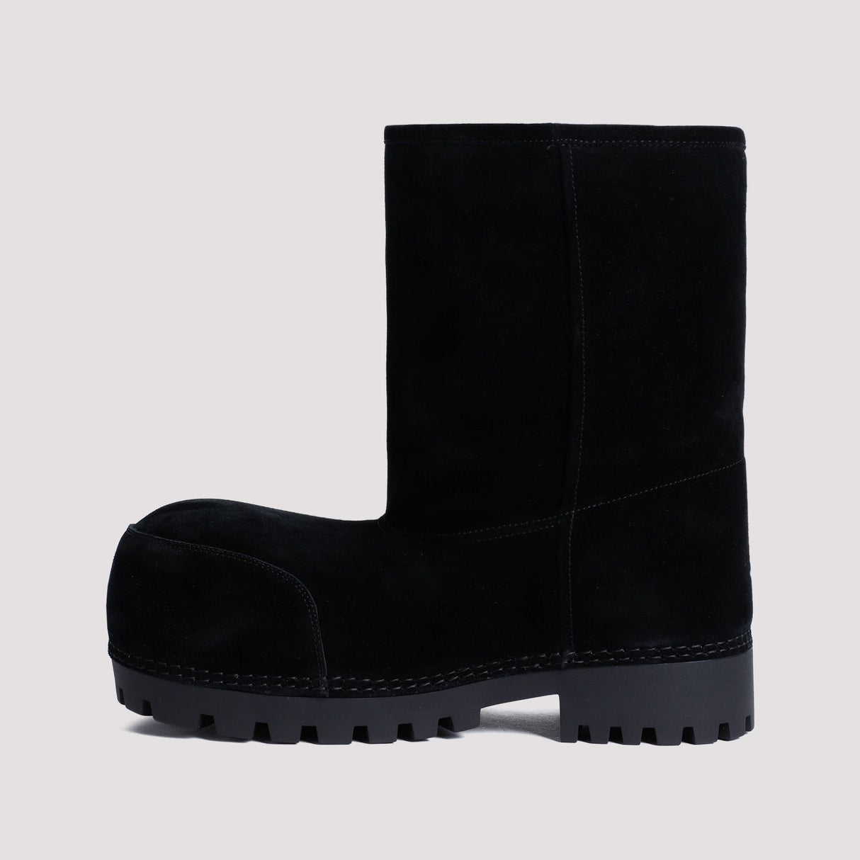 BALENCIAGA Alaska Fur-Lined Low Boots for Men