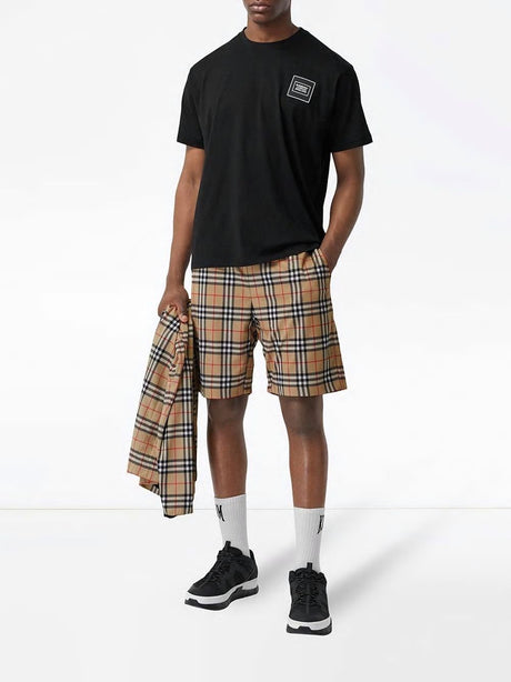 BURBERRY Classic Checkered Mini Shorts