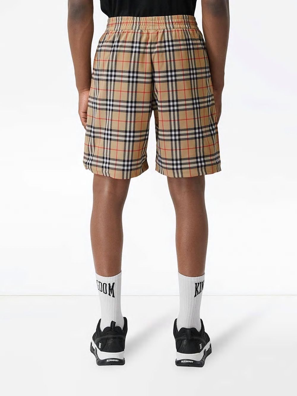 BURBERRY Classic Checkered Mini Shorts