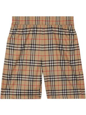 BURBERRY Classic Checkered Mini Shorts