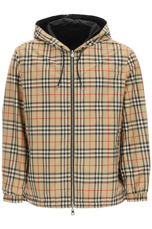 BURBERRY Reversible Check Jacket for Men - Beige