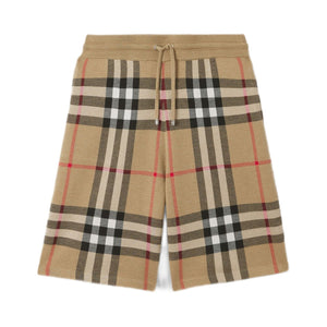 Arch Beige Wool and Silk Blend Shorts for Men in SS24 Collection