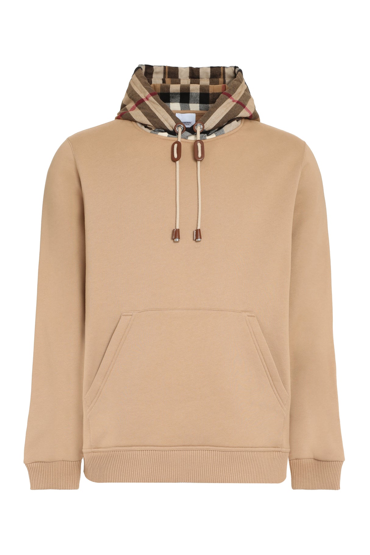 BURBERRY Camel Cotton-Blend Crewneck Sweatshirt