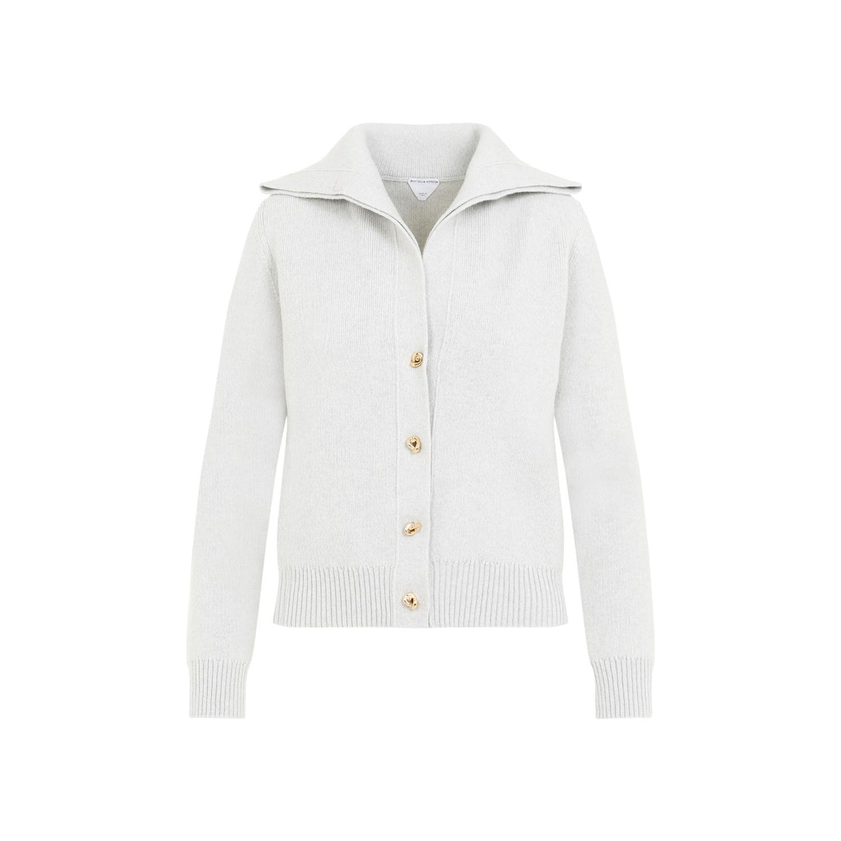 BOTTEGA VENETA Wool Cardigan with Embellished Buttons for Women