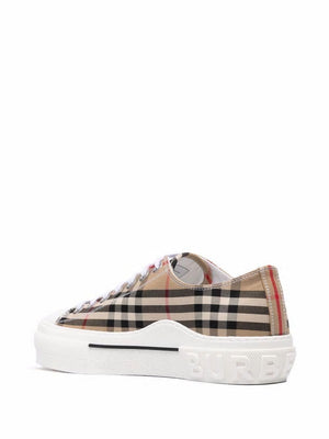 BURBERRY Vintage Check Canvas Sneakers for Men