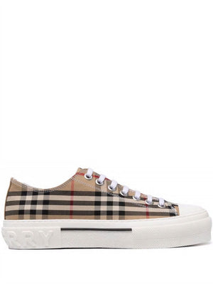 BURBERRY Vintage Check Canvas Sneakers for Men