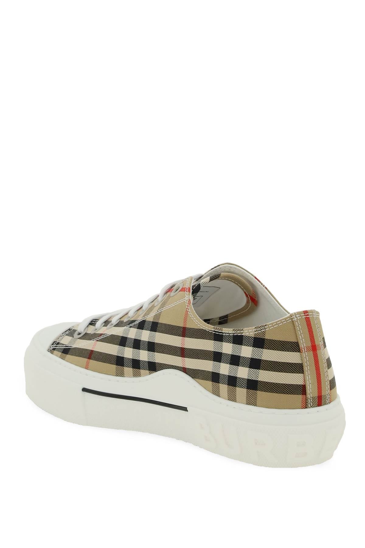 BURBERRY Men's Beige Low Top Sneakers - Carryover Collection