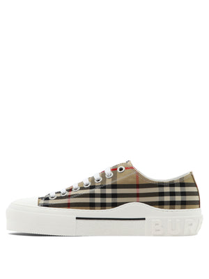 BURBERRY Men's Beige Low Top Sneakers - Carryover Collection