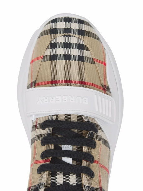 BURBERRY Vintage Check Canvas Sneakers - Women's