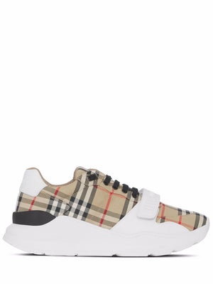 Organic Check-Pattern Sneakers for Women from Burberry