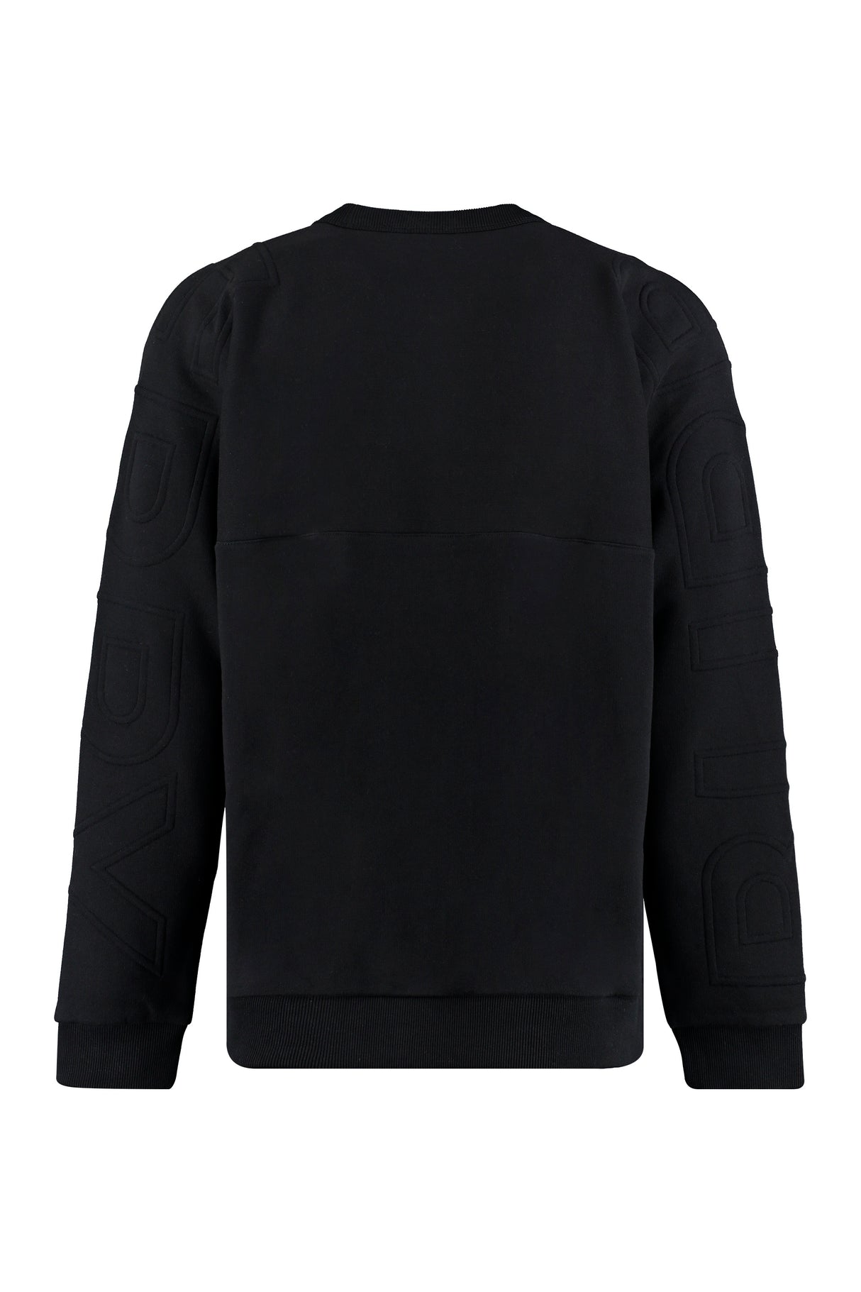 BURBERRY Black Cotton Crew-Neck Sweatshirt for Men