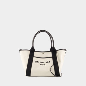 BALENCIAGA Revamped Navy Blue Tote Handbag