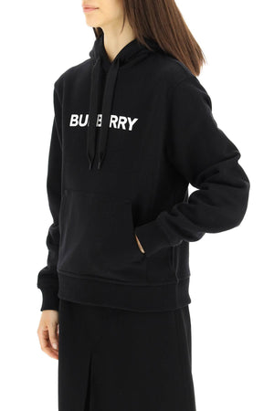 Áo Hoodie In Hình Horseferry cho Nữ màu Đen - Bộ Sưu Tập Thu Đông 2023