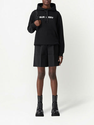 BURBERRY Horseferry-Print Hoodie for Women in Black - FW23 Collection