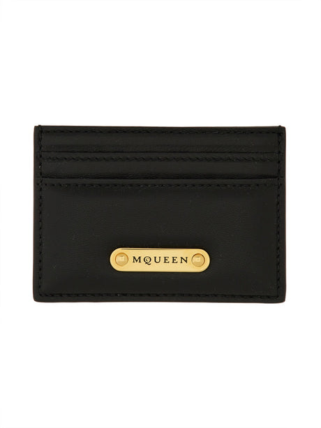 ALEXANDER MCQUEEN Mini Leather Card Holder