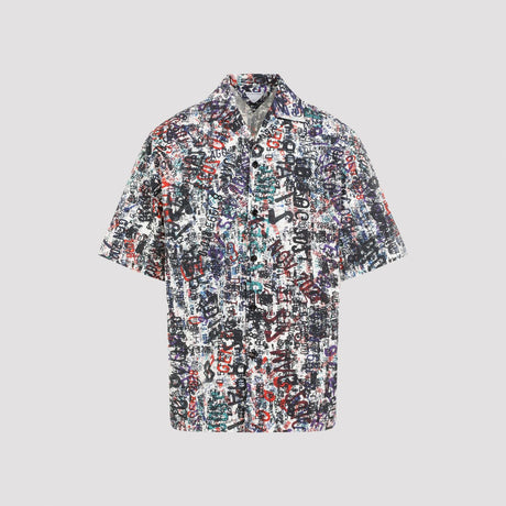 BOTTEGA VENETA Gradient Print Viscose Silk Shirt - FW24 Collection