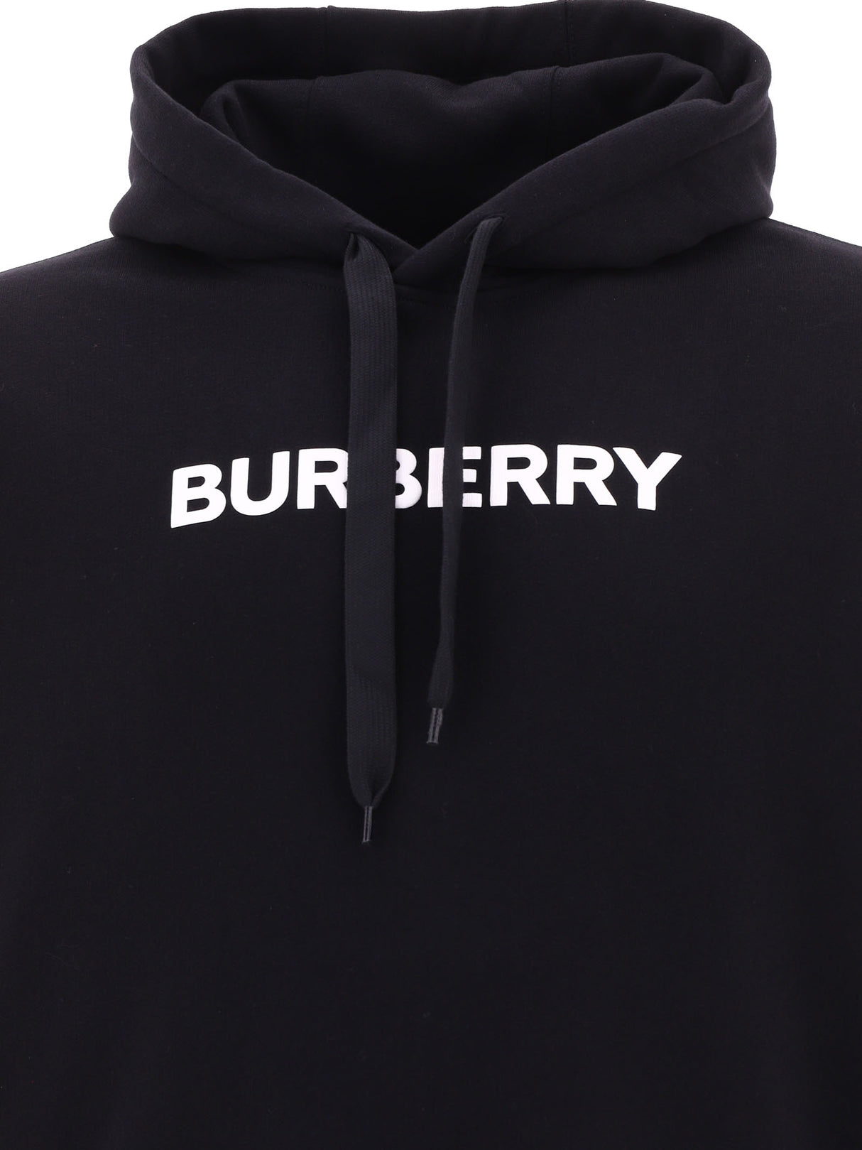 BURBERRY Men's Black Logo Print Sweatshirt