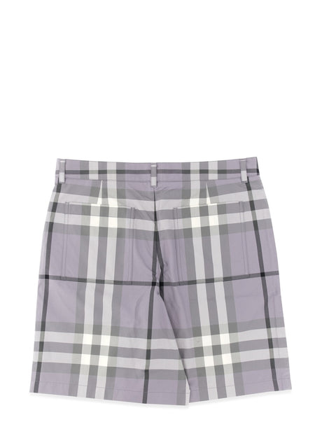 BURBERRY Tartan Pattern Bermuda Shorts for Men