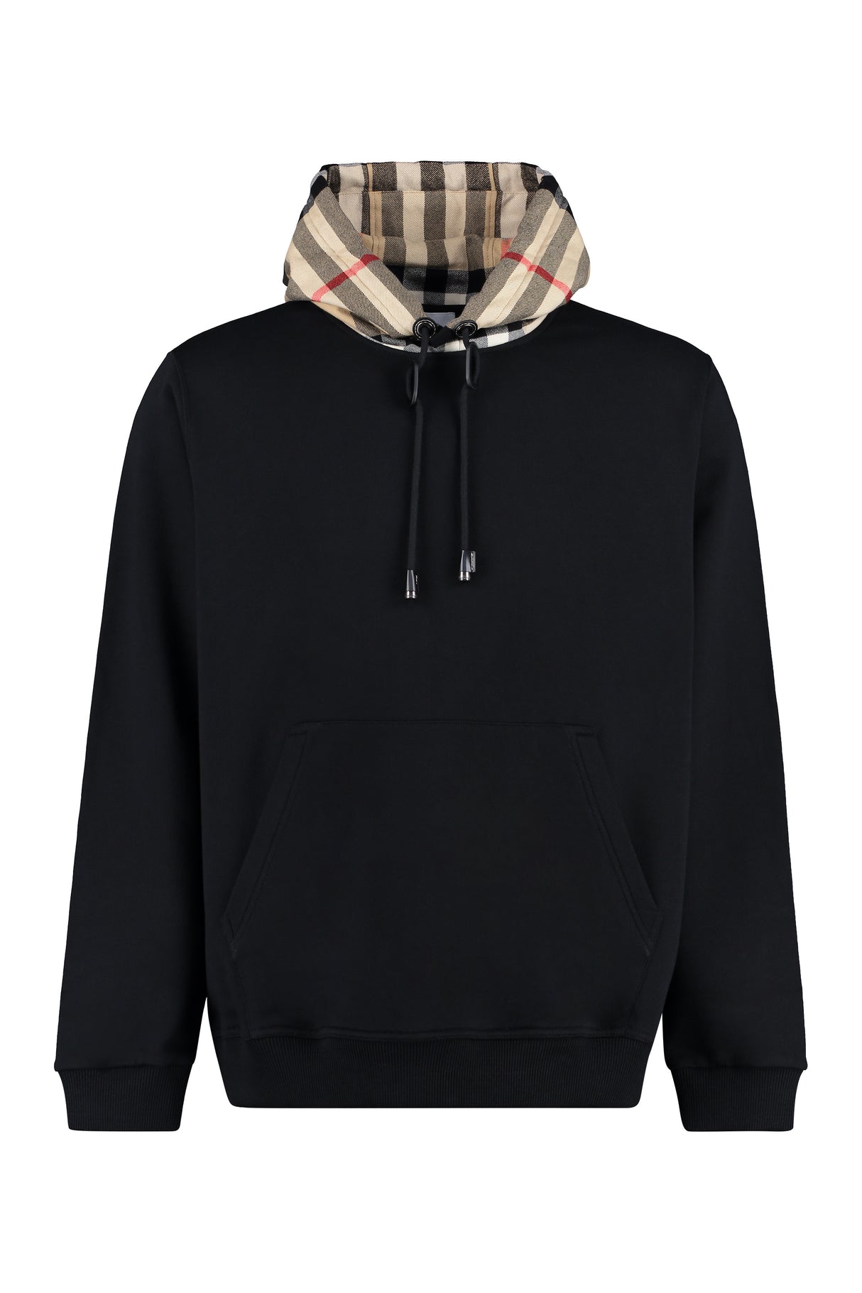 BURBERRY Men's Checkered Hoodie for Fall/Winter 2024