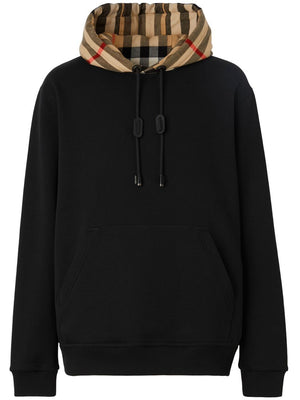 BURBERRY Vintage Check Cotton Hoodie for Men