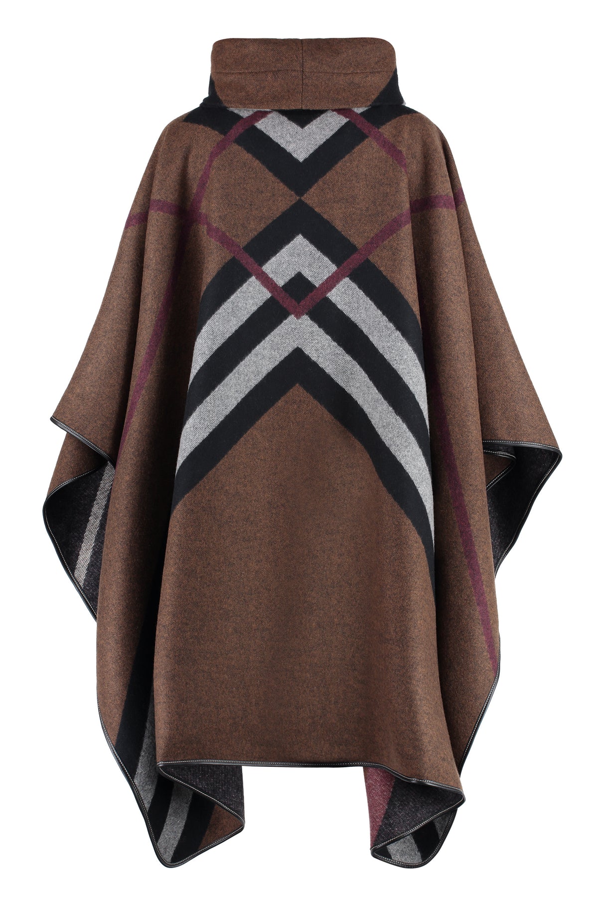 BURBERRY Multicolor Cashmere Cape-Jacket for Women - FW22