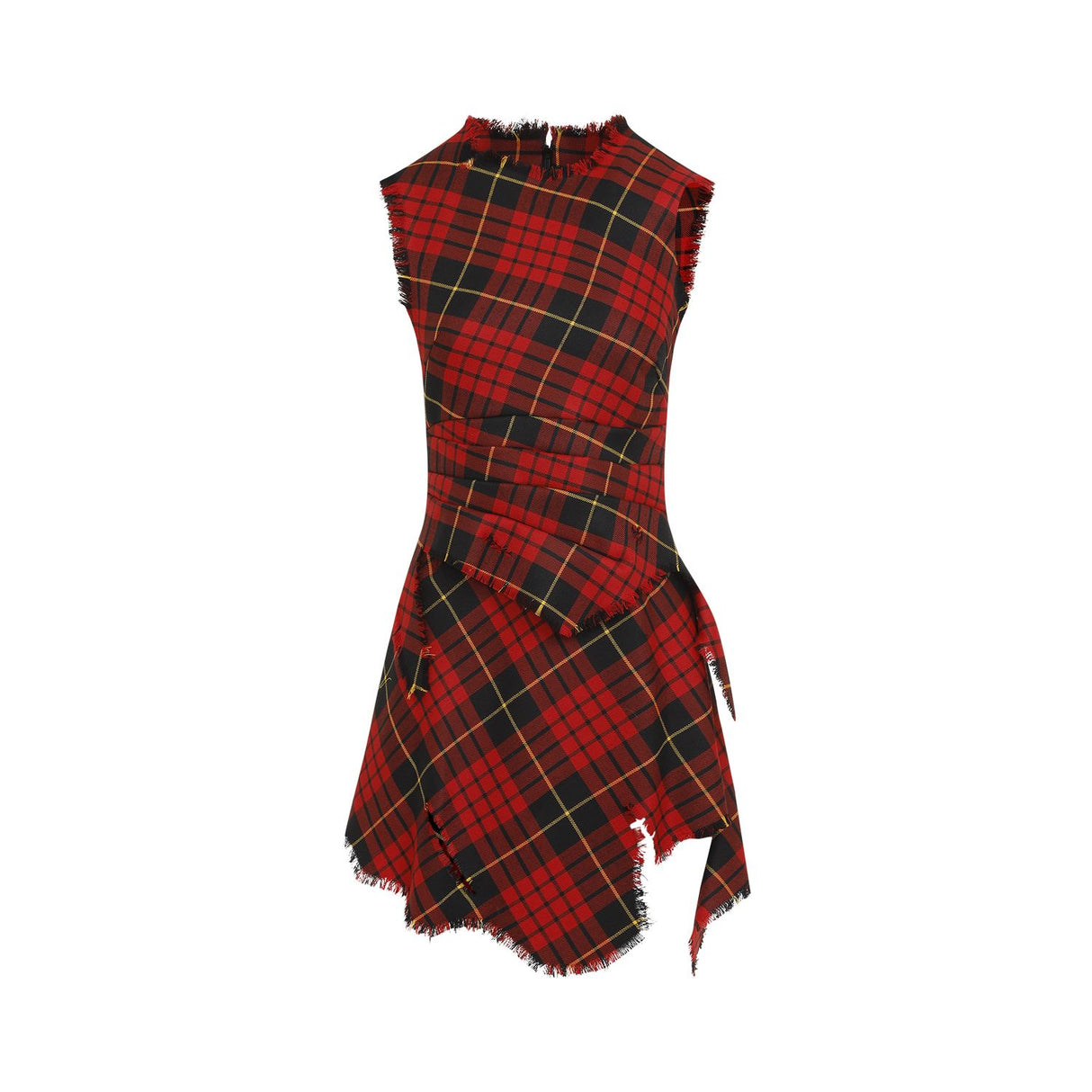 ALEXANDER MCQUEEN Wool Tartan Dress