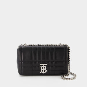 BURBERRY Classic Black Leather Crossbody Handbag for Women