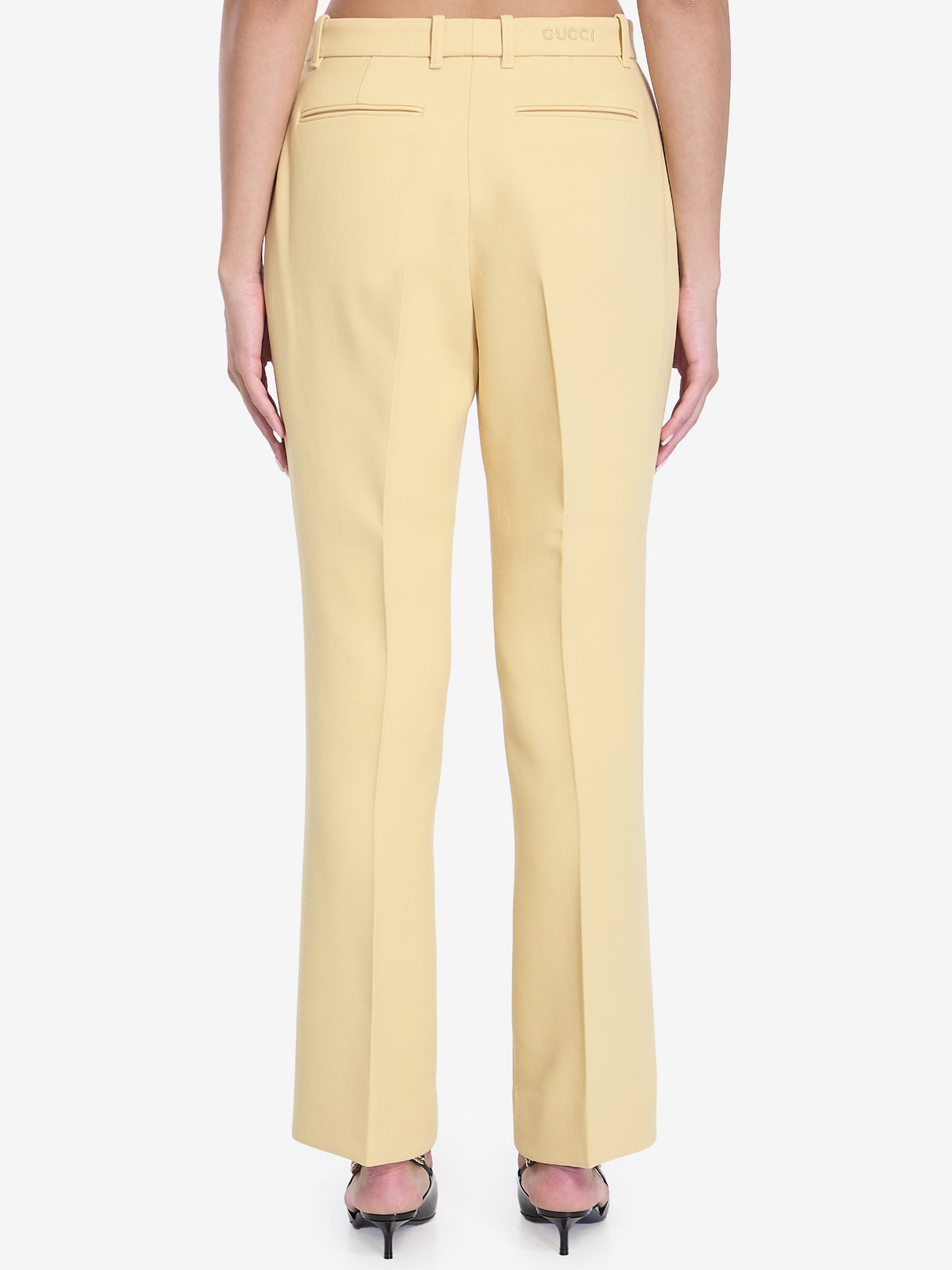 GUCCI Tailored Creased Pleated Trousers - Regular Fit