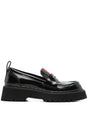 GUCCI Women’s Classic Leather Loafers with Chunky Sole