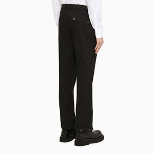 BURBERRY Men's Black Multi-Pocket Trousers for SS23