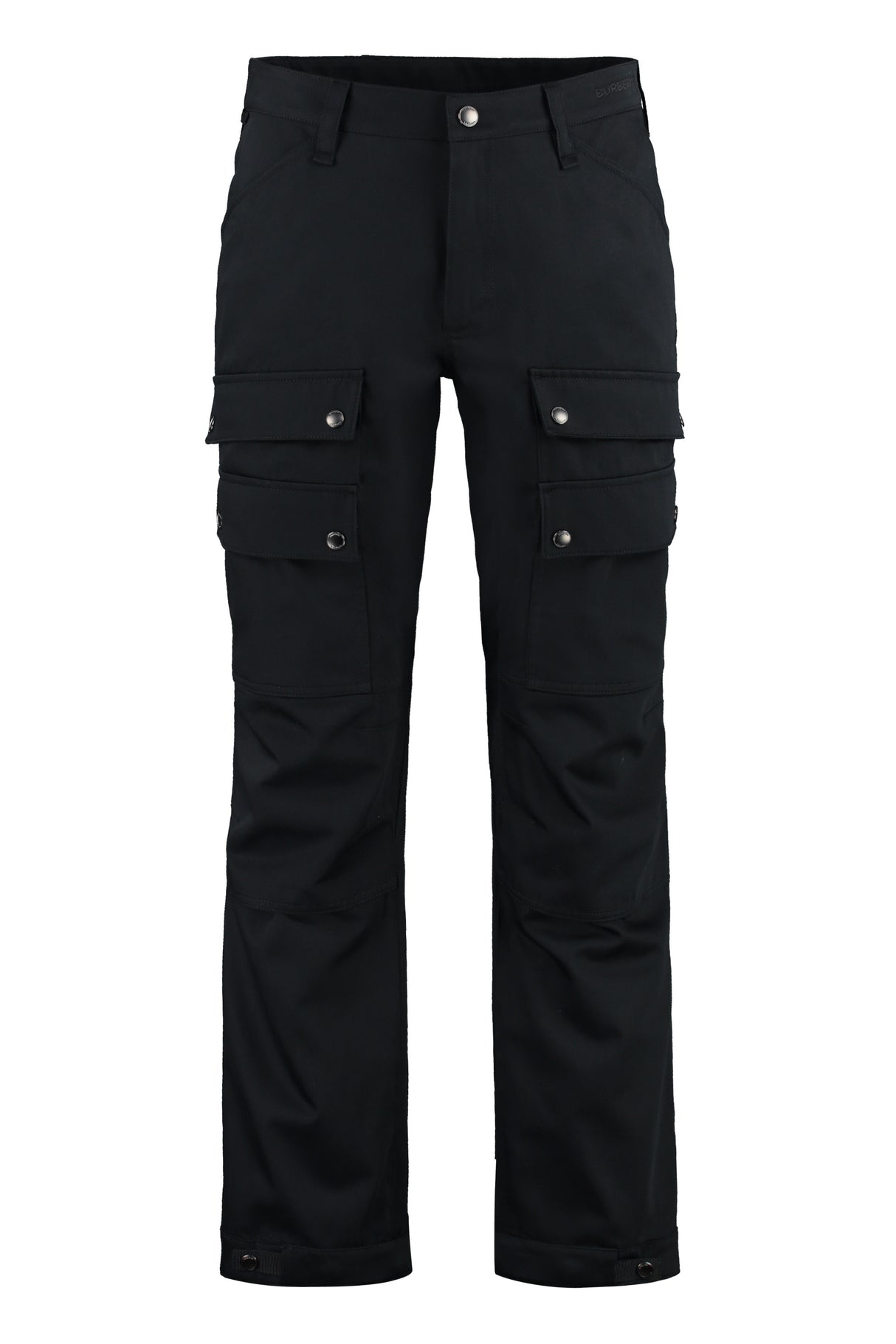 BURBERRY Men's Black Multi-Pocket Trousers for SS23