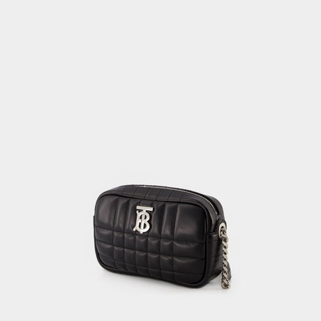 BURBERRY Black Leather Crossbody Bag for Women - FW23 Collection