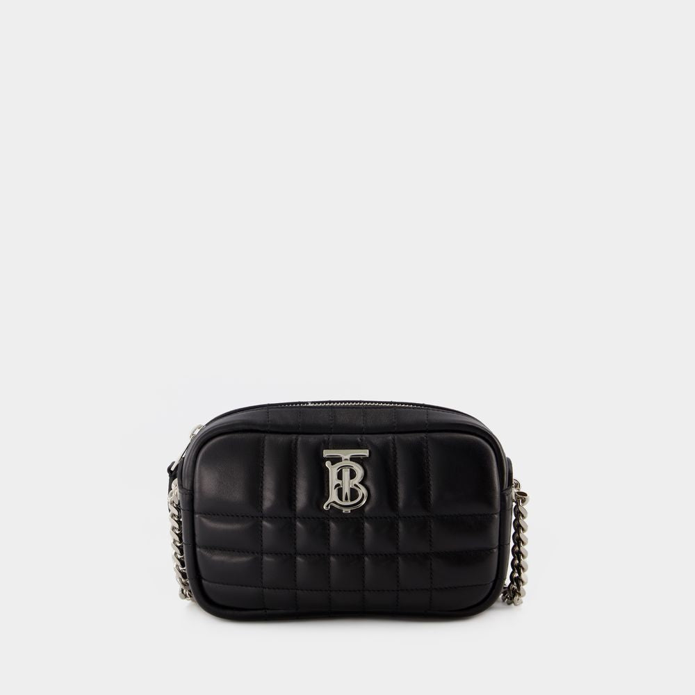 BURBERRY Black Leather Crossbody Bag for Women - FW23 Collection