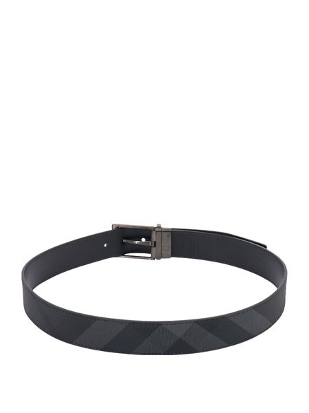 BURBERRY Men's Reversible Checkered Leather Belt - SS24 Collection