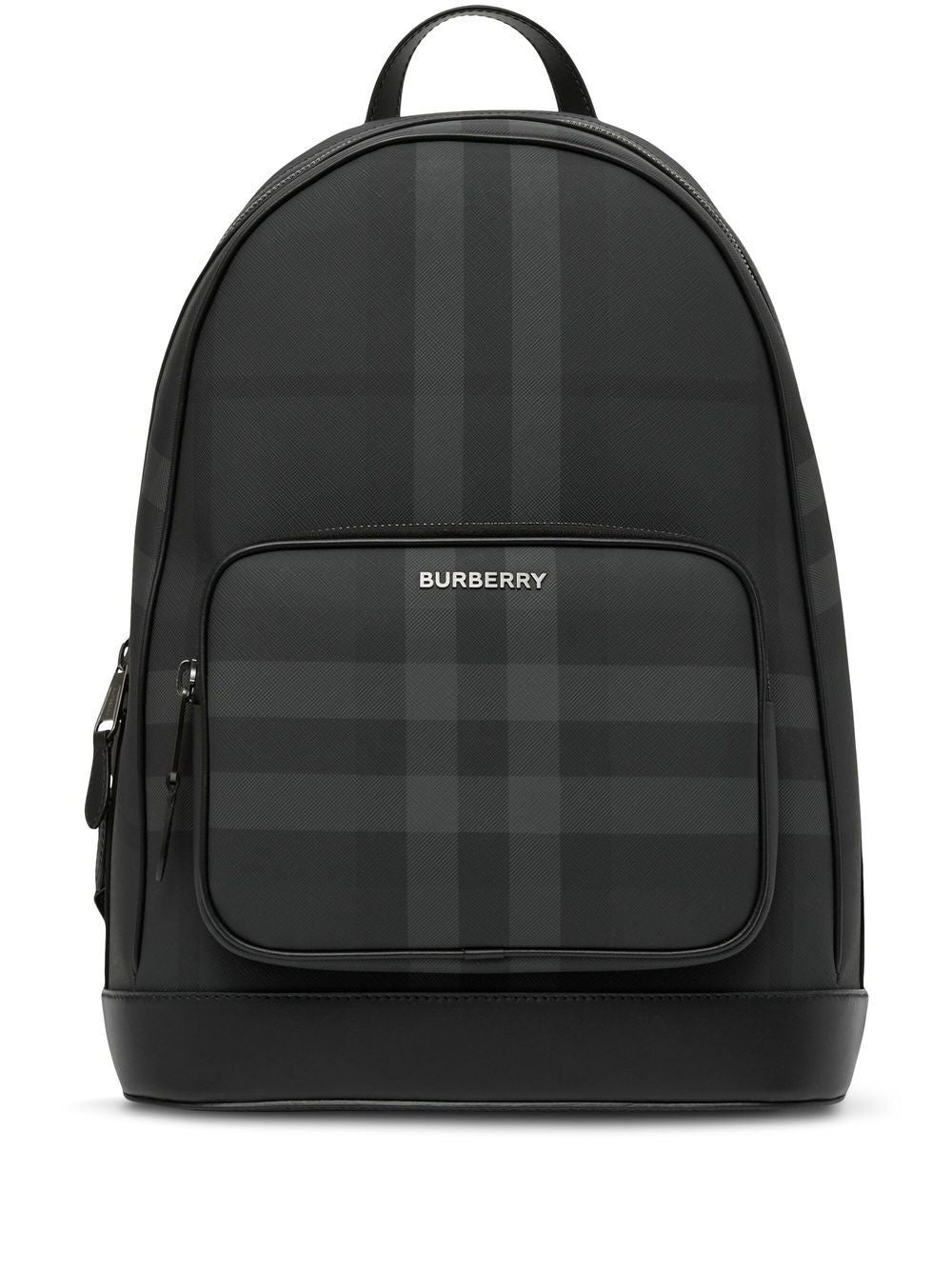 BURBERRY Charcoal Grey Nylon Backpack for Men
