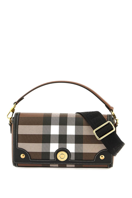 BURBERRY Cedar Brown Leather Crossbody Handbag