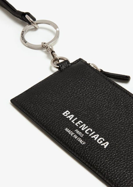 BALENCIAGA Mini Leather Card Holder