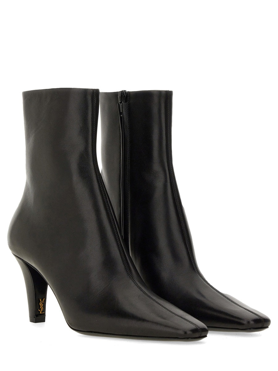 SAINT LAURENT Jill Lambskin Boot for Women