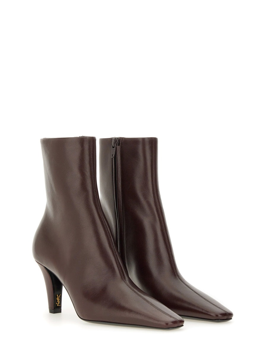 SAINT LAURENT Jill Lambskin Boot for Women