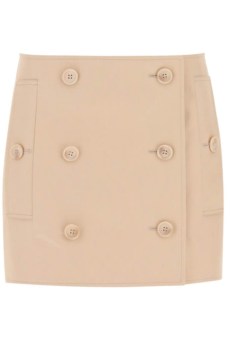 BURBERRY Chic Mini Trench Skirt