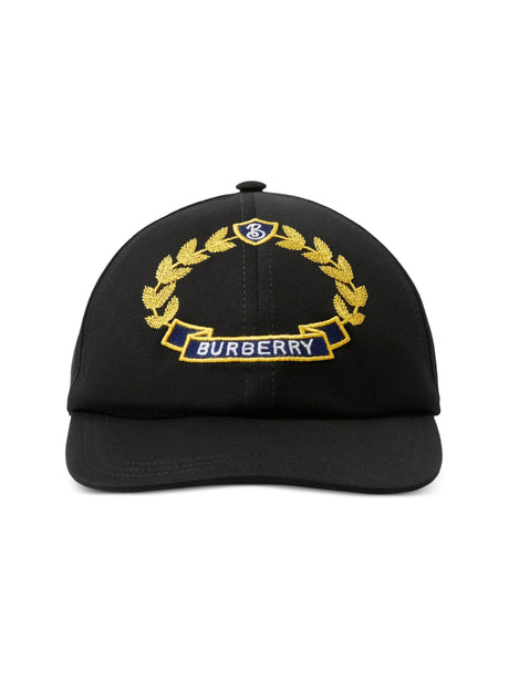 BURBERRY Oak Leaf Crest Logo Baseball Cap