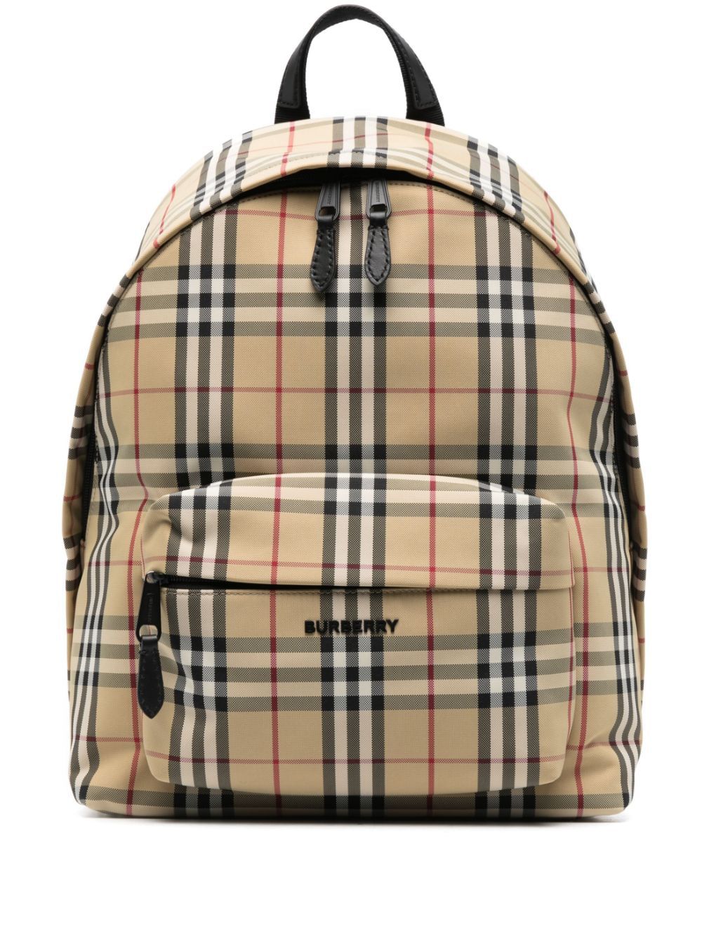 BURBERRY Luxury Tan Printed Backpack for Men - 2024 Collection