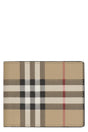 BURBERRY Classic Check Print Wallet for Men - Beige