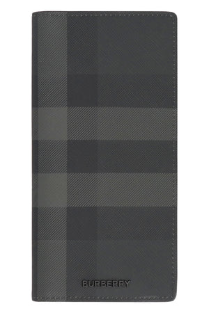 BURBERRY CONTINENTAL WALLET WITH CHECK MOTIF