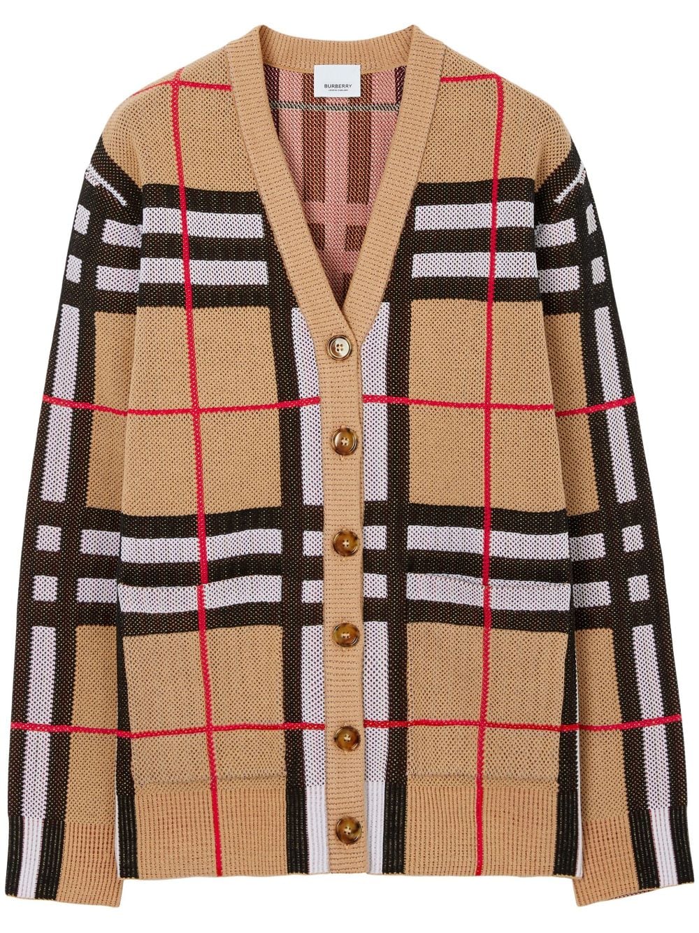 BURBERRY Cozy and Chic: Beige Cardigan for Women - 23FW Collection