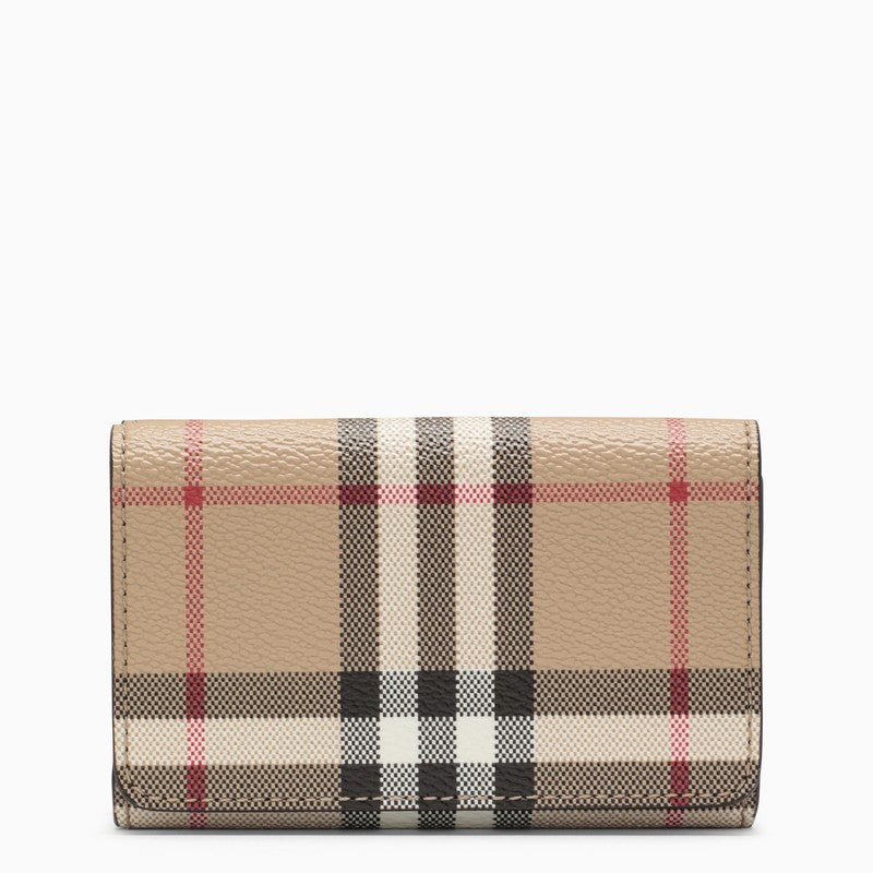 BURBERRY Fashionable Checkered Wallet for Women in Patchwork Design